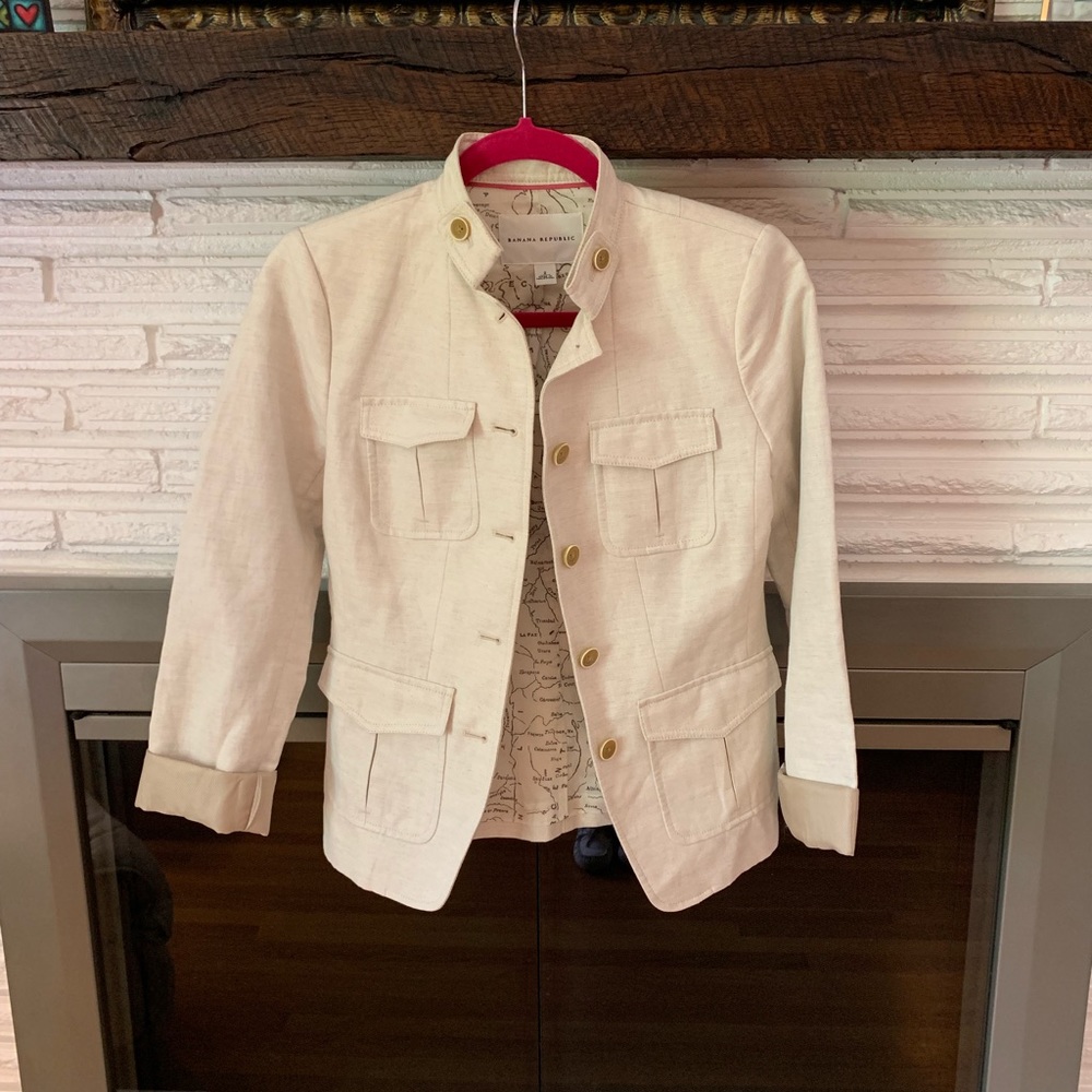 Banana Republic Linen Jacket ✌🏻